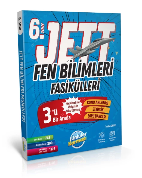 Ünlüler Karması 6. Sınıf Jett Fen Bilimleri Fasikülleri Yeni ürün görseli