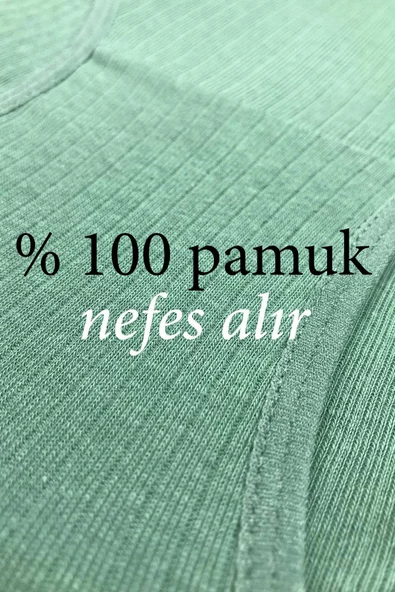 4 Adet Kadın Yüksek Bel Ribana Bato Külot S014 - 2