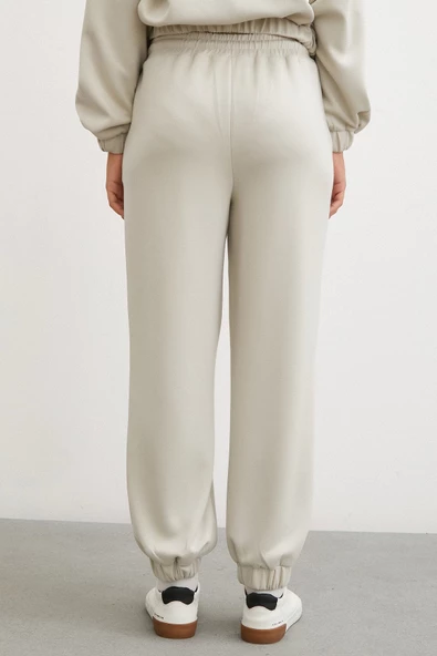 Lastikli Cepli Eşofman Altı Taş - Resim 6