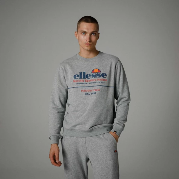 Ellesse Bisiklet Yaka Sweatshirt Lacivert Erkek EM273