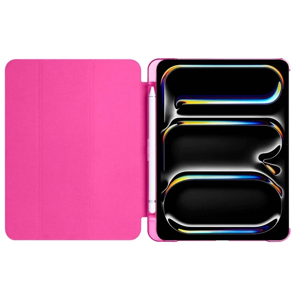 İpad Pro 11 2024 M4 Mvv83tu/a Mwr83tu/a Redclick Smart Cover Kalem Bölmeli Standlı Kılıf - 6