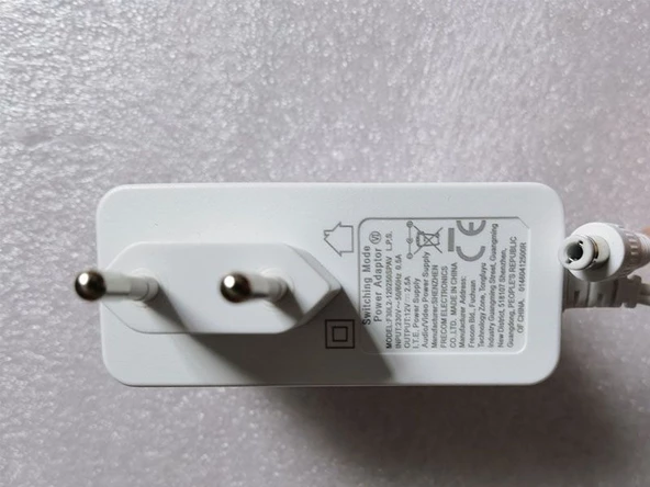 12 VOLT 2.5 AMPER SWİTCH MODEM  ADAPTÖR (BEYAZ) - 3
