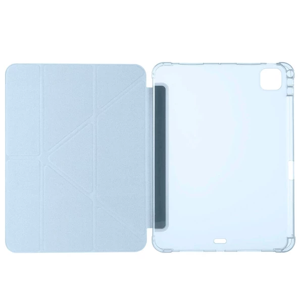 Apple iPad Pro 11 2024 Kılıf Redclick Tri Folding Kalem Şarj Bölmeli Standlı Kılıf - 4