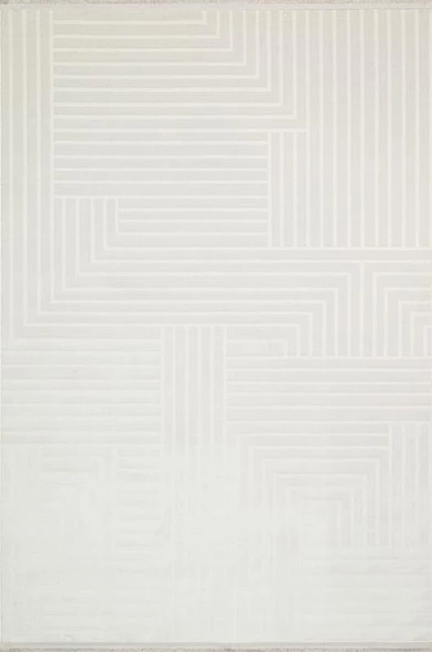 Kreasyon Halı Cunda Koleksiyonu CN014 Krem Krem 120 x 180 cm