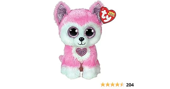 TY Beanie Peluş Husky Pink Reg 15cm - 2