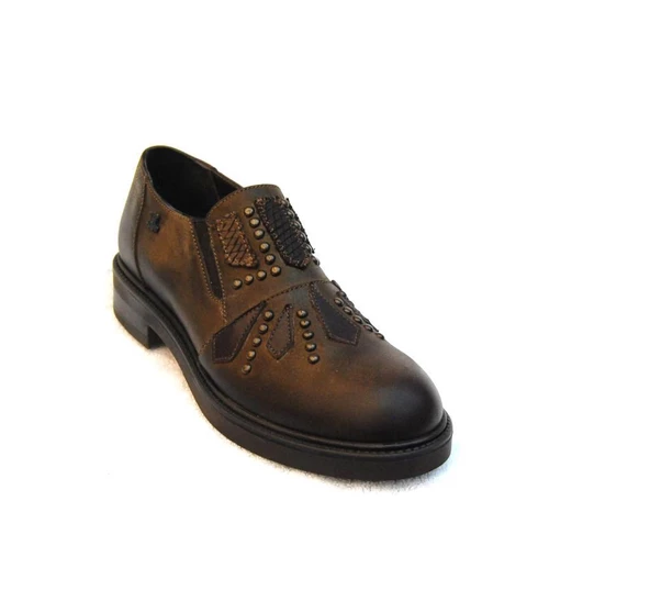 Venüs 1849924k Kadın Hakiki Deri Atom Siyah Ve Vizon Ayakkabı 184992k - 5