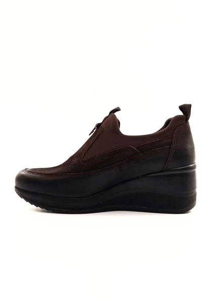 Venüs 2111522K Kadın Hakiki Deri Streç Dolgu Topuk Ayakkabı - 4