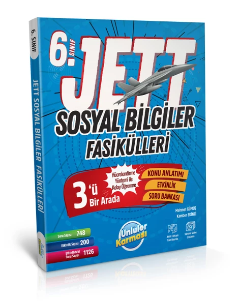 Ünlüler Karması 6. Sınıf Jett Sosyal Bilgiler Fasikülleri Yeni ürün görseli