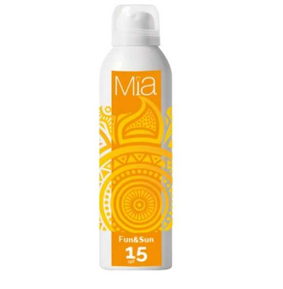 GÜNEŞ KORUYUCU SPREY  FUN & SUN SPRAY SPF 15  150 ML  MIA-ZA311  656272649333