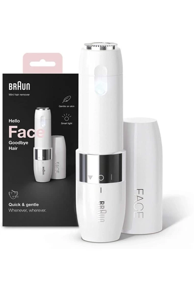 BRAUN Fs1000 Mini Tüy Alma Makinesi Pil Ve Temizleme Fırçası, Seyahat Boy, Kablosuz Kullanım ürün görseli 1