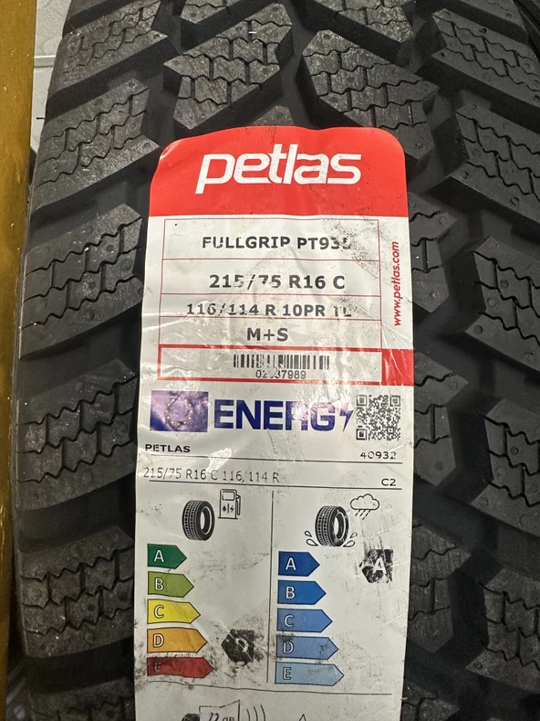 215 75 16 c PETLAS  116/114 R 10 PR FULLGIP PT 935 2024 34 cü haftası