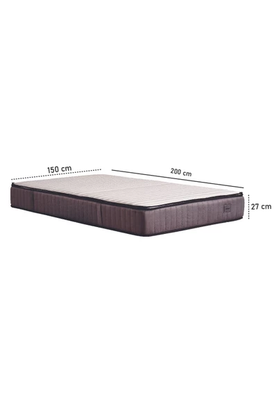 Kilim Mobilya Royal Lux Ortopedik Paket Yaylı Çıkarılabilir Pedli Yatak (BAZA VE BAŞLIK DAHİL DEĞİLDİR) 160X200 - 8