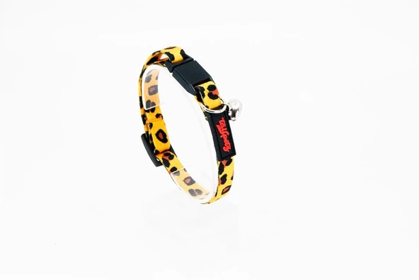 Tailpetz CAT COLLAR Easy & Safety Lock LEOPARD
