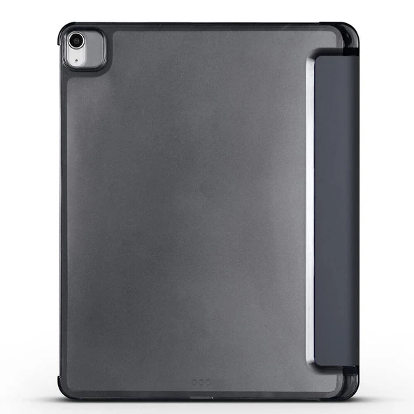 Apple iPad Pro 11 2020 (2.Nesil) Uyumlu 11 İnç Smart Cover Kalem Bölmeli Standlı 1-1 Kılıf - Resim 4
