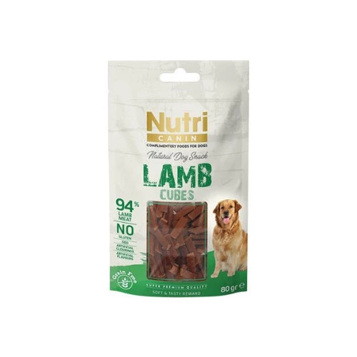 Nutri Canin Lamb Cubes Kuzu Etli Tahılsız Köpek Ödülü 80 gr