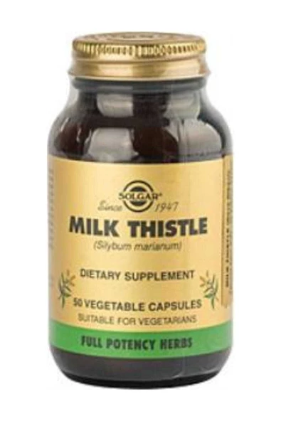 Solgar Milk Thistle 100 mg 50 Kapsül