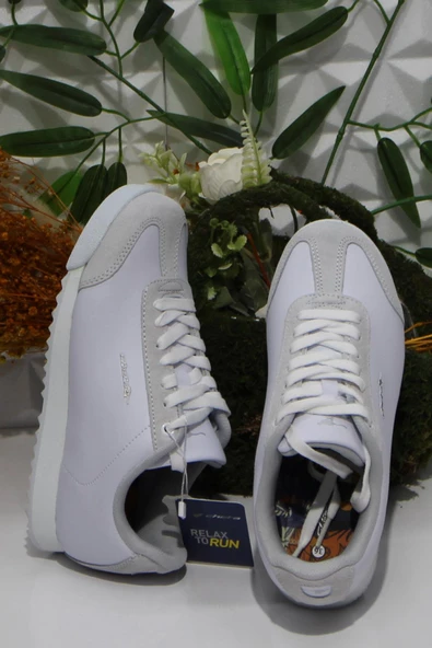 Fort Cheta Peru Beyaz Rahat Kadın Erkek Sneakers Spor Ayakkabı - Resim 5