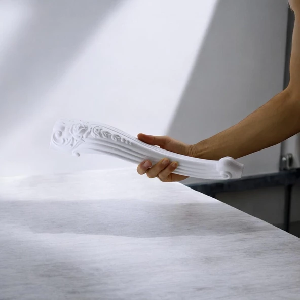 Nehir Plastik 4 Adet Sehpa Ayağı 40 cm Beyaz Orta Ayak Zigon Sehpa Mobilya Masa Ayakları Beyaz - Resim 8