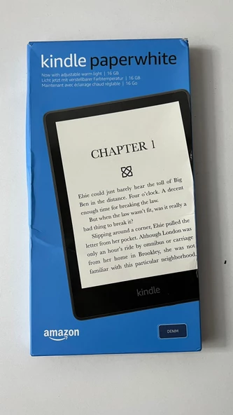 Amazon Kindle Paperwhite 5 11.Gen 16 GB - Warm Light - Denim - Reklamlı (Outlet)