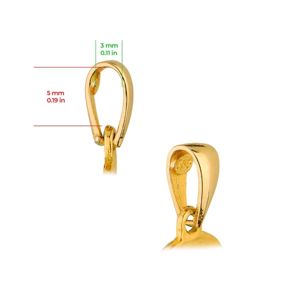 14 Ayar Altın Yengeç Burç Kolye Ucu 2,12 gr - Resim 7