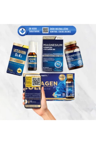 Nutraxin Magnesium Complex Vitamin B6 60 Tablet