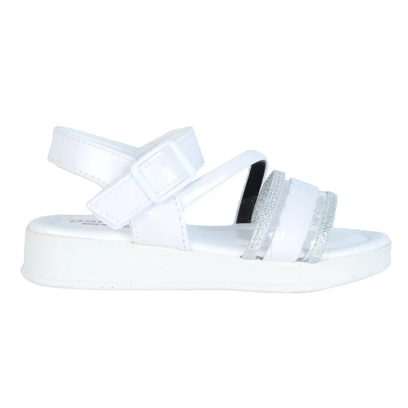 Poliva 7145 Barbies Cırtlı Yazlık Kız Çocuk Düz Sandalet - 2