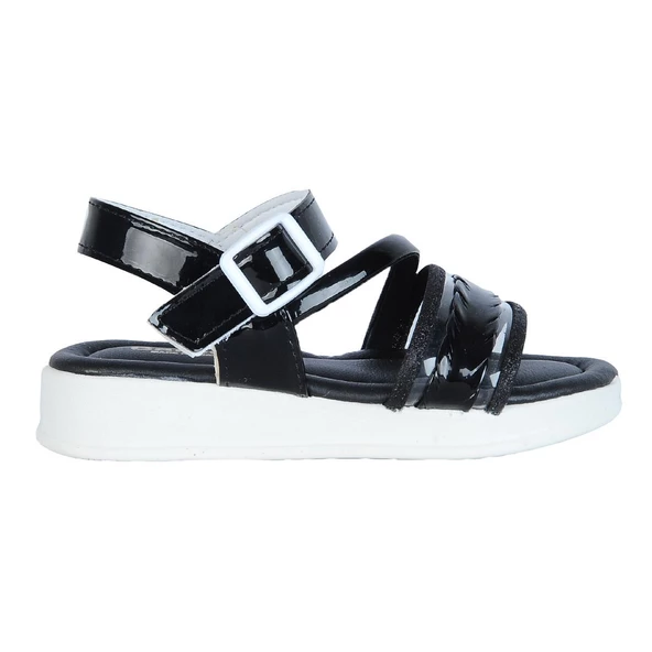 Poliva 7145 Barbies Cırtlı Yazlık Kız Çocuk Düz Sandalet - 5