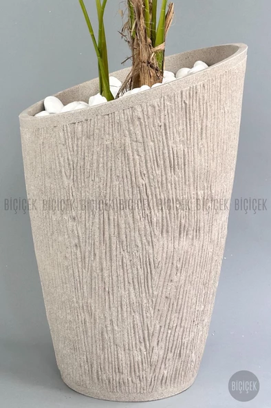 BİÇİÇEK   Yapay Monstera Ağacı 200 cm lux dış mekan saksıda - Resim 10