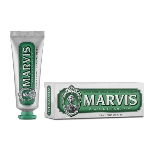 Marvis Classic Strong Mint Florürlü Diş Macunu 25 ml