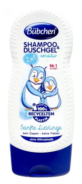 Bübchen Sanfte Lieblinge 2 in 1 Çocuk Şampuanı ve Duş Jeli 230 ml