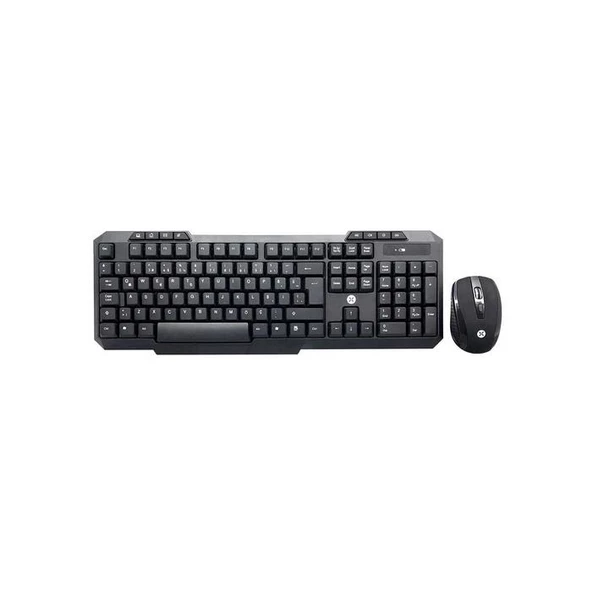 Dexim Km-317 Slim Kablosuz Klavye Mouse Seti - Siyah Dkm004