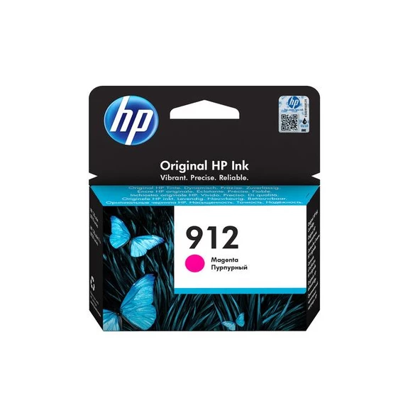 Hp 3Yl78Ae (912) Magenta Murekkep Kartus