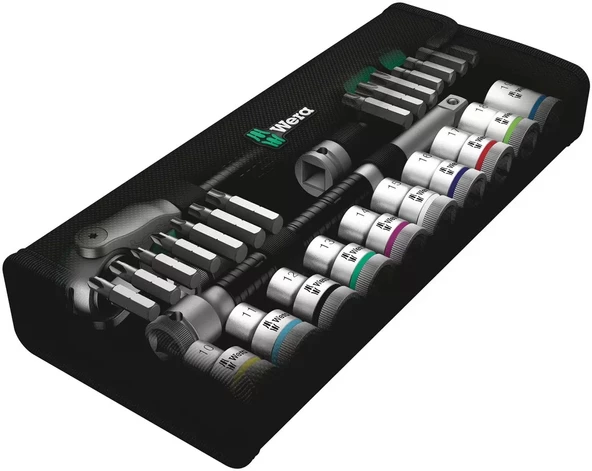 Wera 8100 SC 6 Cırcır Zyklop Lokma Bits Set 1/2" 05004076001 - 2