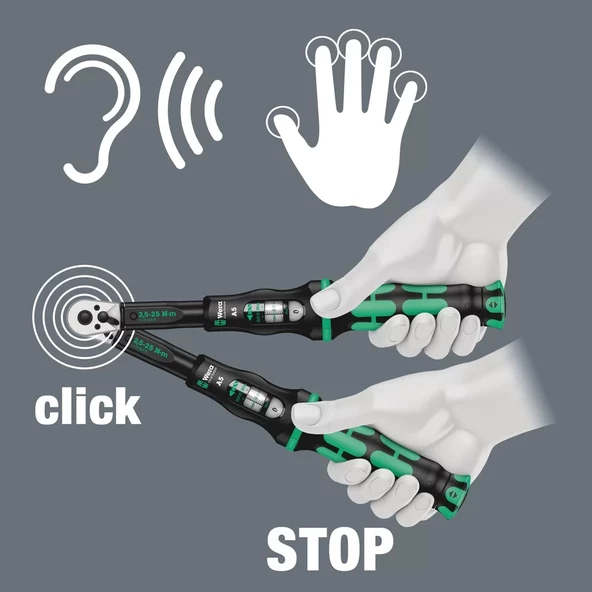 Wera C5 Tork Anahtarı 1/2x 80 Nm-400 Nm 05075624001 - 7