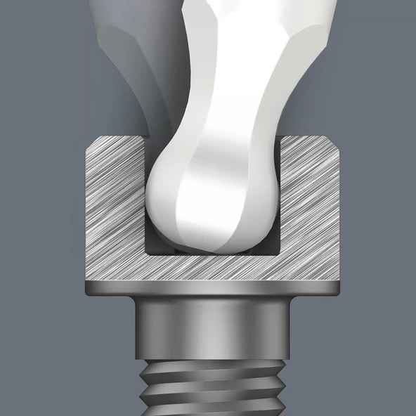 Wera 2052 Top Baş Mikro Alyan 1/16"x60mm Tornavida 05118098001 - 3