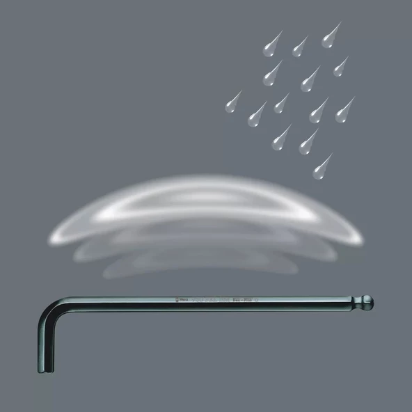 Wera 950/9 PKL Hex-Plus Imperial 1 Topbaş İnç Alyan Set  05022171001 - 6