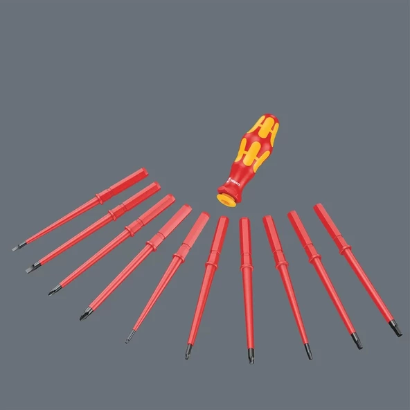 Wera K. Kompakt VDE 68i Kare 1x154mm Tornavida 05003415001 - 5