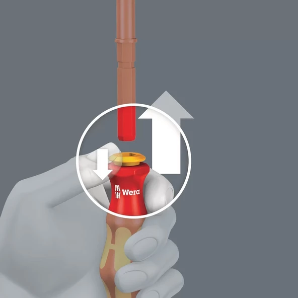 Wera Kraftform Kompakt VDE İzoleli Knipex Penseli Tornavida Seti 05136027001 - Resim 5