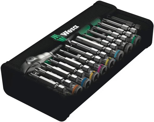 Wera 8100 SA 6 Zyklop Cırcırlı Lokma Bits Set 1/4" 05004016001 - 2