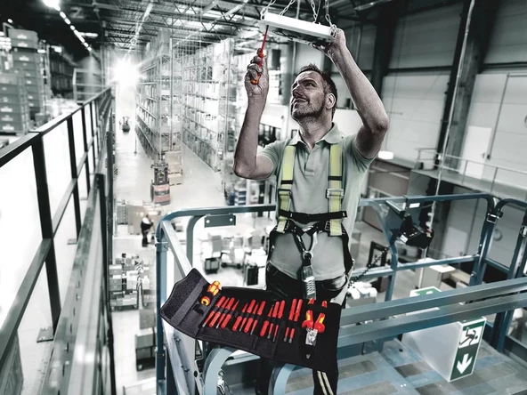 Wera Kraftform Kompakt VDE İzoleli Knipex Penseli Tornavida Seti 05136027001 - Resim 2