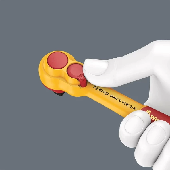 Wera 8100 SB VDE 1 Zyklop Cırcır İzoleli Lokma Set 3/8" 05004970001 - 6