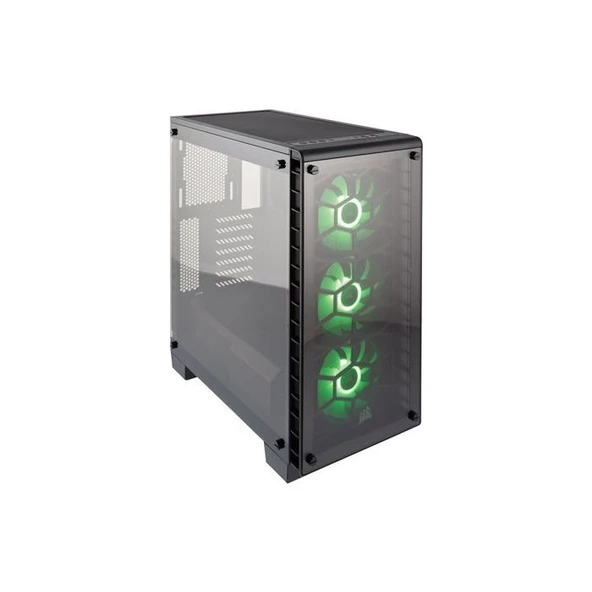 Corsair Crystal 460X RGB Fanlı Tempered Glass Pencereli ATX KASA (PSU YOK) CC-9011101-WW