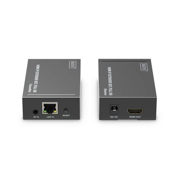 Digitus Ds-55517 Hdmı Ip Sinyal Uzatma Seti Alıcı (Receiver) Ve Verici (Transmitter) Birim Dahil 120 Metre Full Hd 1080P Tek Noktadan Çok Noktaya - Resim 2