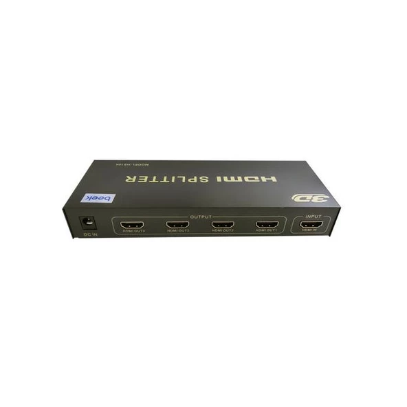 Beek Bs-Vsp-Ha04 4 Port Ultra 4K Hdmi Video Çoklayıcı 4096 X 2160 Piksel Çözünürlük Hdmi 1.4 Hdcp 1.4 (Bs-104)