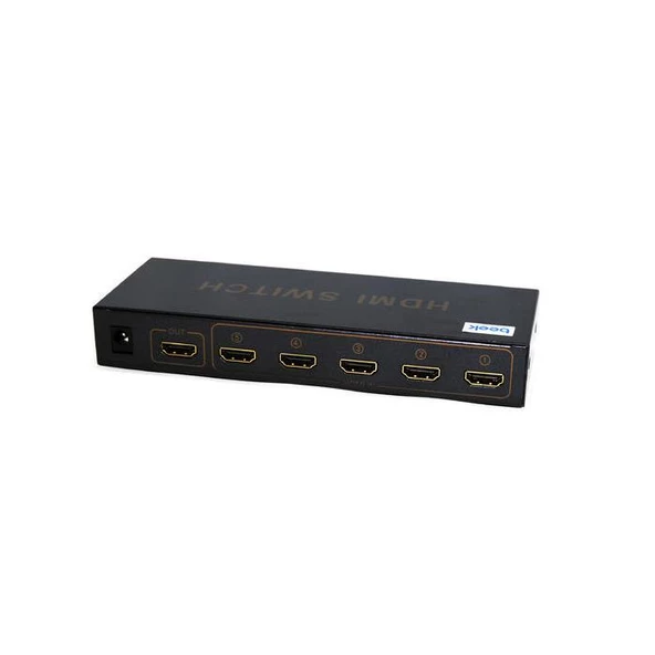 Beek Bs-Vsw-Hd51Uh 5 Port Ultra Hd 4K Hdmi Switch 5 Giriş - 1 Çıkış Uzaktan Kumandalı, 4K2K, 3D Görüntü Formatlarını Destekler Beek Uhd 4K Hdmi Switch 5 Ports (Bs-51Hn) - 2