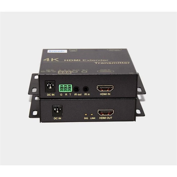 Beek Bs-Ext-Hd-70 4K Hdmi Hdbaset Sinyal Uzatma Cihazı 70 Metre Alıcı (Receiver) Ve Verici (Transmitter) Birim Dahil (Bs-He70)