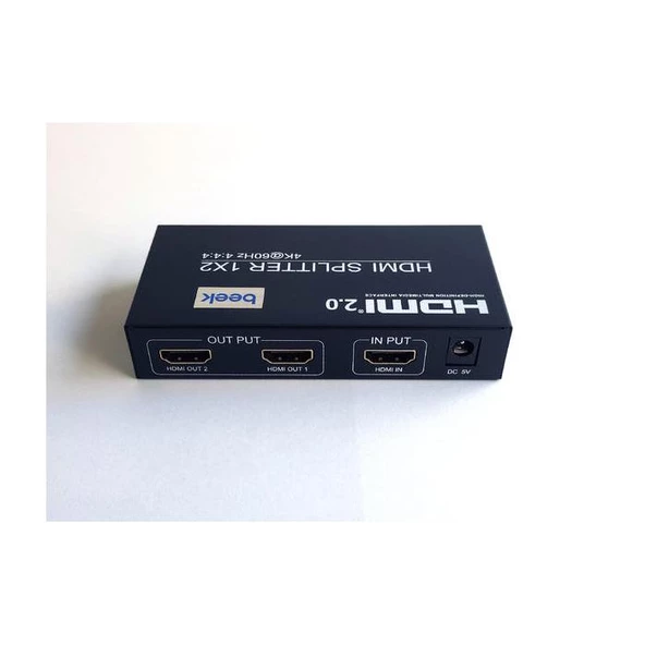 Bs-Vsp-Ha02Uh Beek Hdmi Splitter 2 Ports, Hdmi 2.0, 4K60Hz, 1080P 60Hz