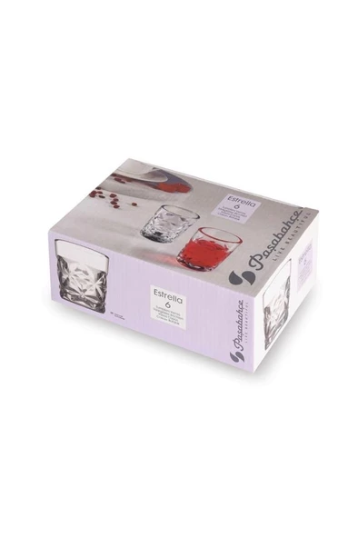 Paşabahçe 520742 Estrella Kahve Yanı Su Bardağı - Shot Bardağı 60cc - 6 Adet - 4