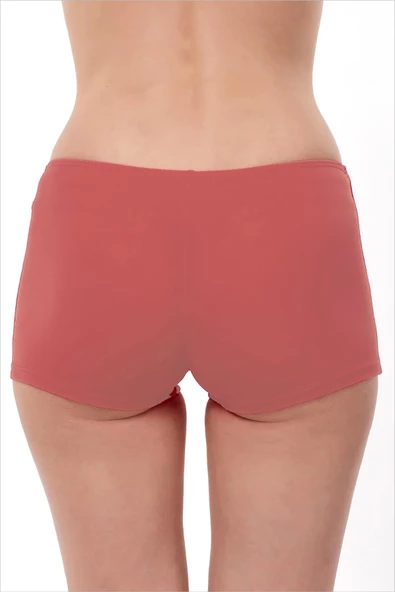Gül kurusu mini tayt & Havuz ve deniz şortu & Bikini altı - 2