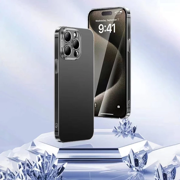 Apple iPhone 15 Pro Max Kılıf Toz Önleyici Redclick Helo Kapak - 4